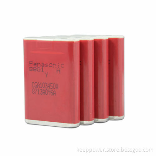 103450 1950mAh - CGA103450A 3.7V li-ion prismatic 103450 battery for Panasonic